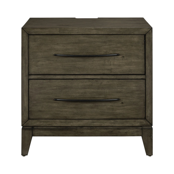 Shaker Lakes Nightstand w/ Charging Station image