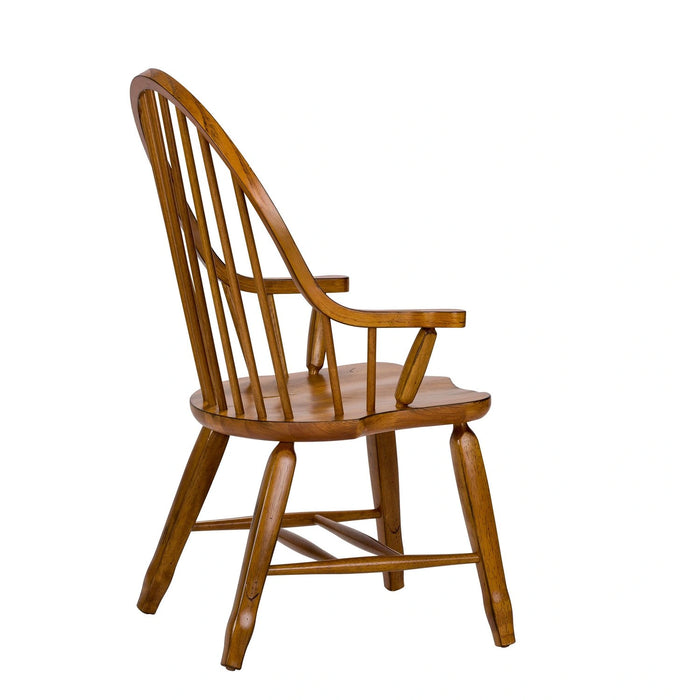 Treasures Bow Back Arm Chair - Oak image