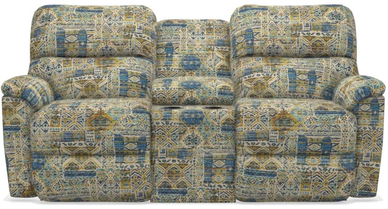 La-Z-Boy Brooks Mosaic Power Reclining Loveseat With Headrest And Console