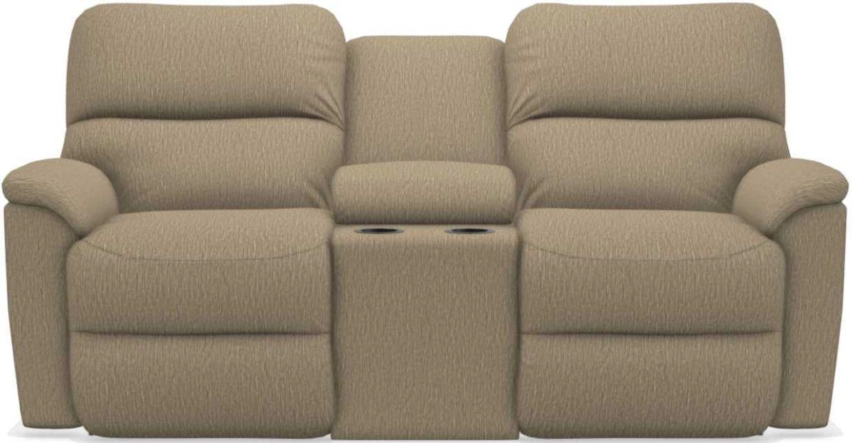 La-Z-Boy Brooks Driftwood Power Reclining Loveseat With Headrest & Console