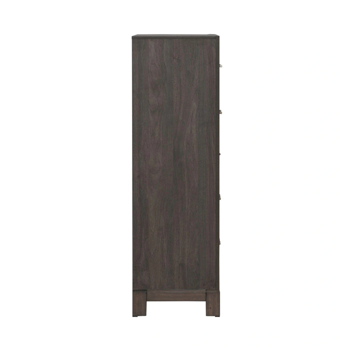 Modern Edge 5 Drawer Chest in Caffe image