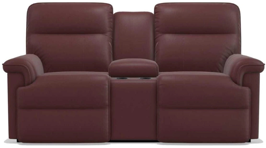 La-Z-Boy Jay PowerRecline La-Z-Time Wine Reclining Loveseat and Console