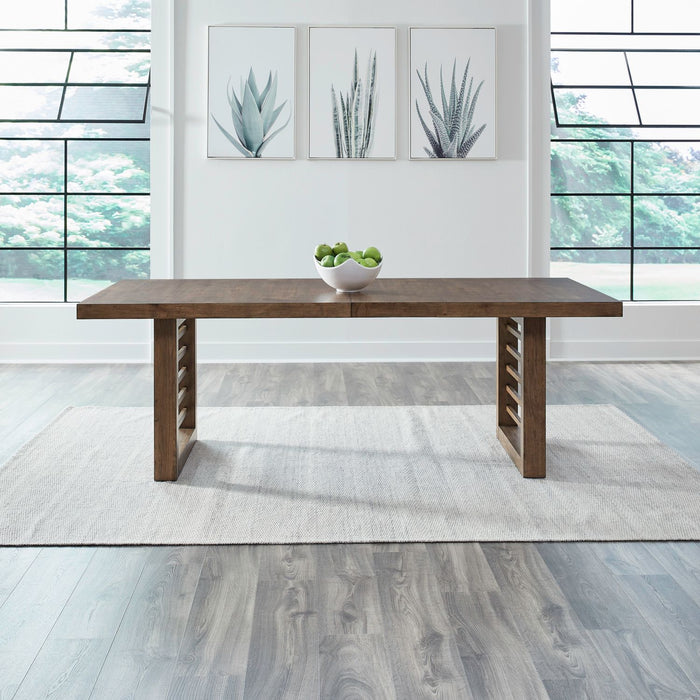 Shaker Lakes Double Pedestal Table Set