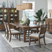 Shaker Lakes Opt 7 Piece Double Pedestal Table Set image