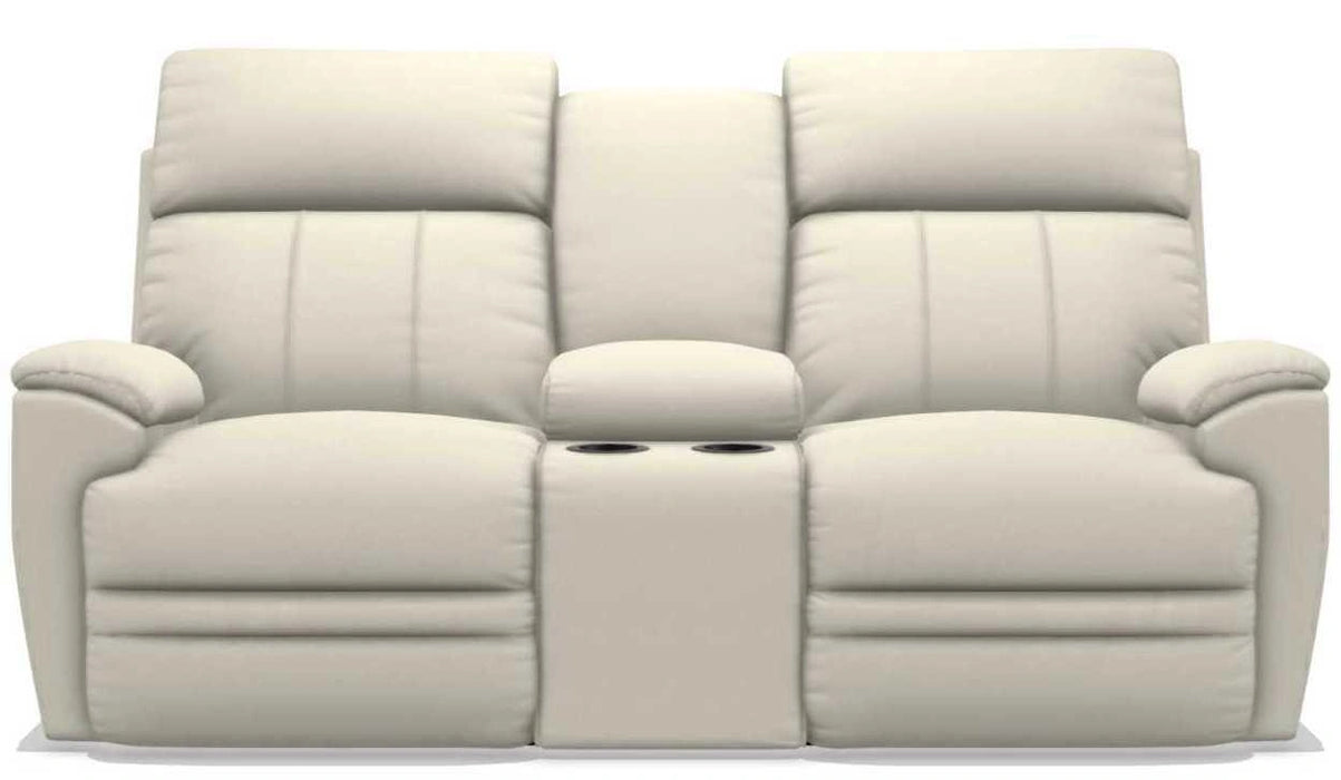 La-Z-Boy Talladega Ivory Power Reclining Loveseat with Console