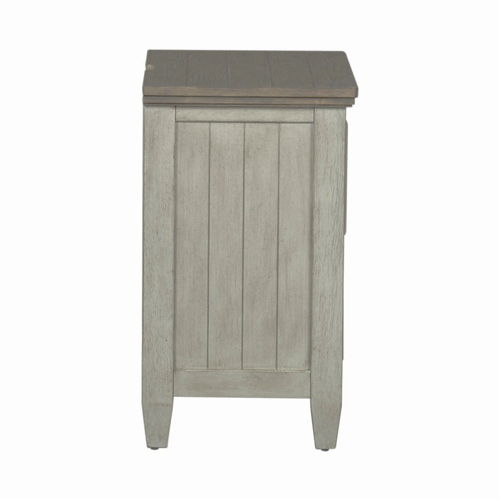 Heartland 2 Drawer Nightstand w/ Charging Station in Antique White image
