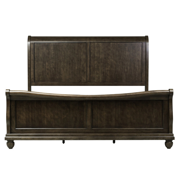 Rustic Traditions Sleigh Bed, Dresser & Mirror, Night Stand image