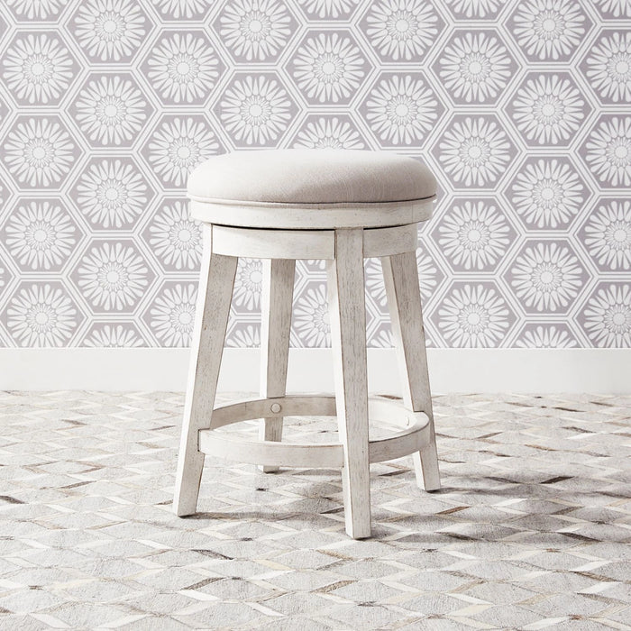Modern Farmhouse Console Swivel Stool image