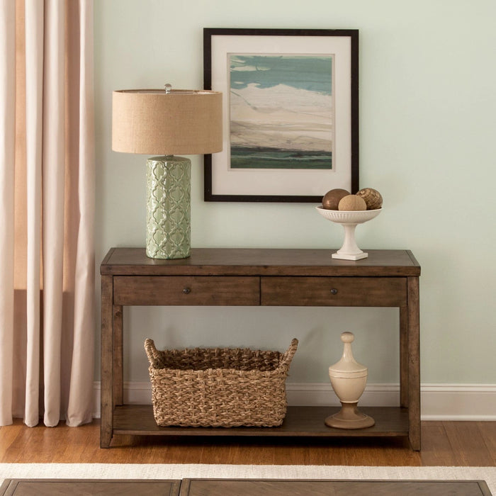Mitchell Sofa Table in Brown image