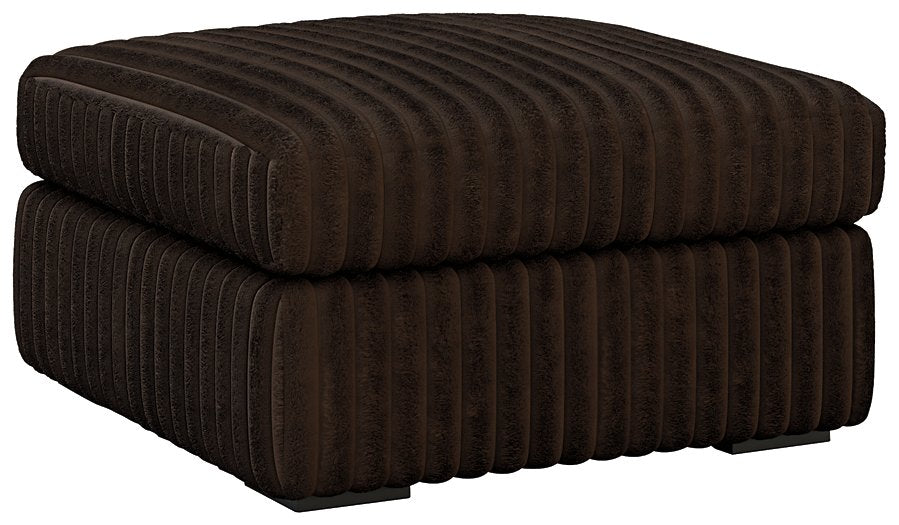 Midnight-Madness Oversized Accent Ottoman