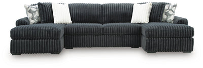Midnight-Madness Sectional with Chaise