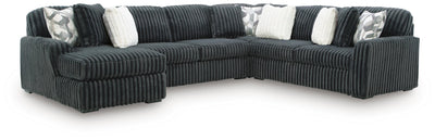 Midnight-Madness Sectional with Chaise