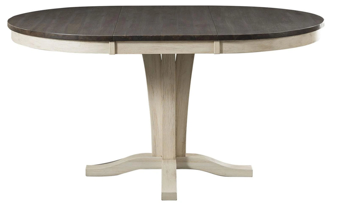 A-America Furniture Huron Pedestal Dining Table in Coffee
