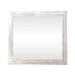 River Place Mirror in Riverstone White and Tobacco image