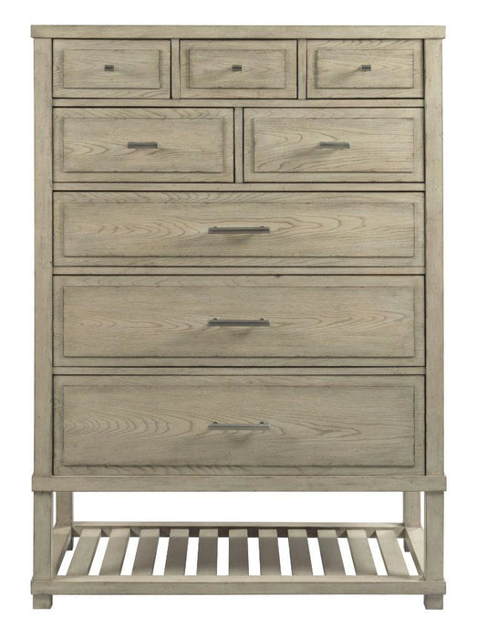 American Drew West Fork Greer Chest in Aged Taupe