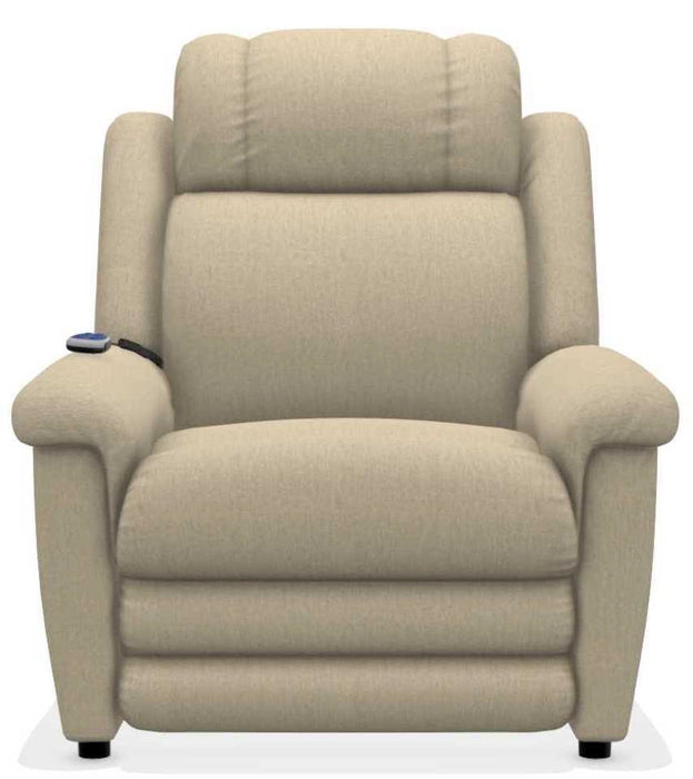La-Z-Boy Clayton Toast Gold Power Lift Recliner with Massage and Heat