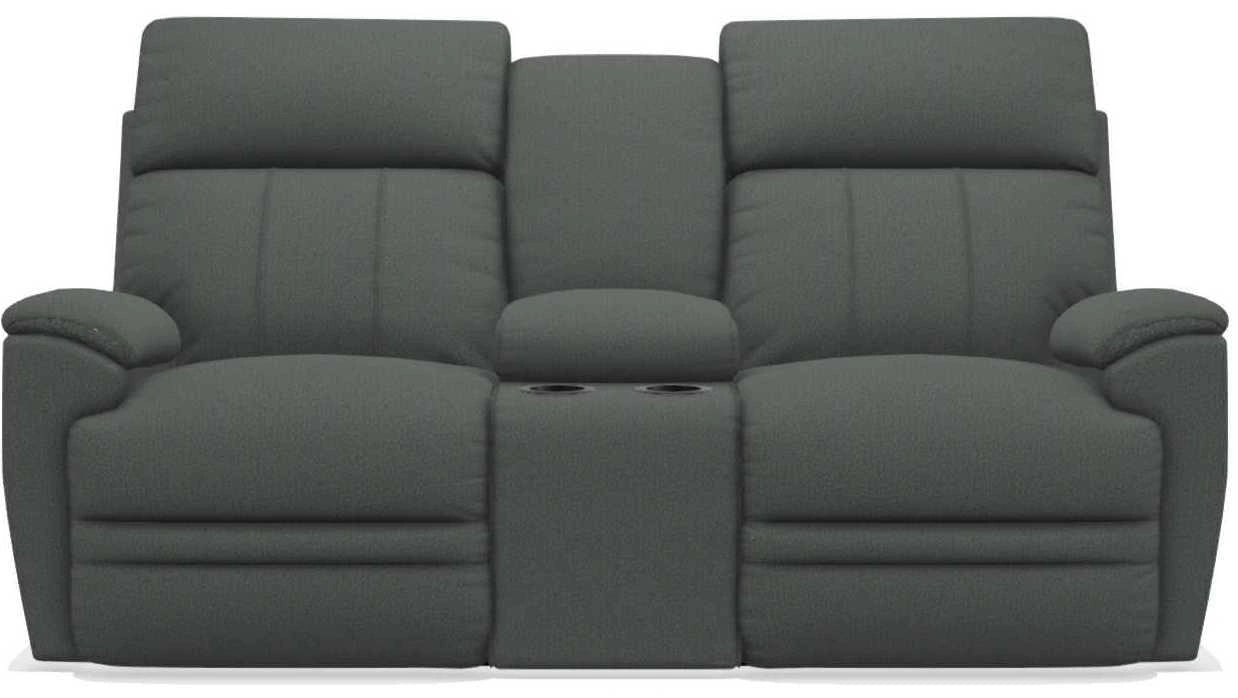 La-Z-Boy Talladega Indigo Power Reclining Loveseat with Console