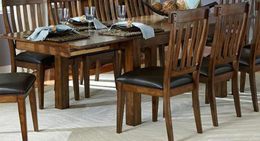A-America Mariposa Double Butterfly Leg Table in Rustic Whiskey image