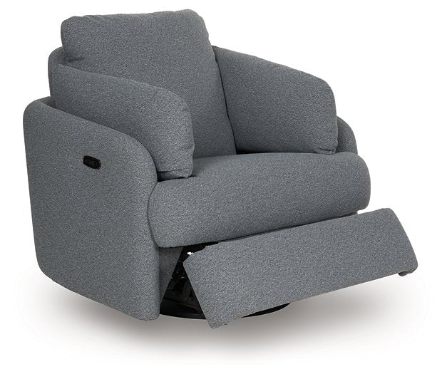 Alainmont Next-Gen Nuvella Swivel Power Recliner