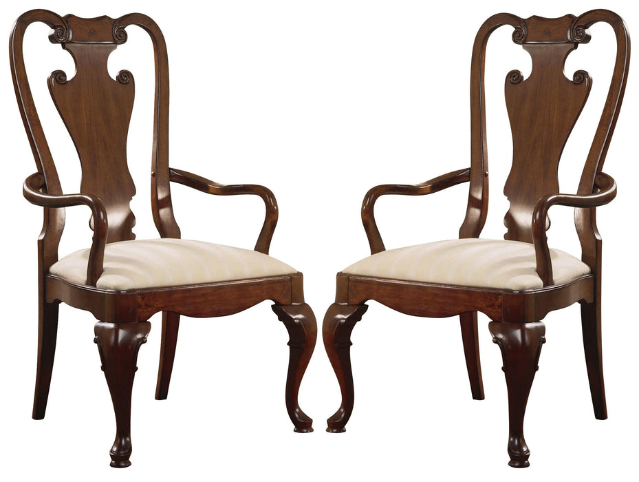 American Drew Cherry Grove Splat Back Arm Chair (Set of 2)