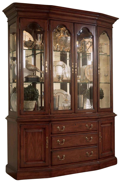 American Drew Cherry Grove Canted China Cabinet image