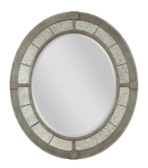 American Drew Savona Rococo Oval Mirror in Versaille image