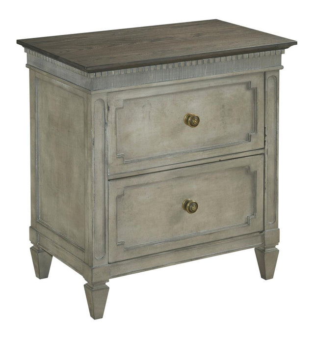 American Drew Savona AX Two Drawer Nightstand in Versaille image