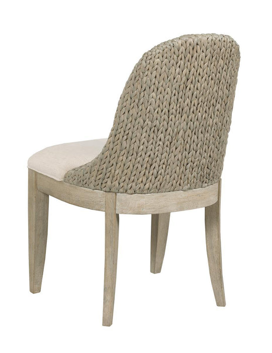 American Drew Vista Boca Woven Chair in White Oak (Set of 2)