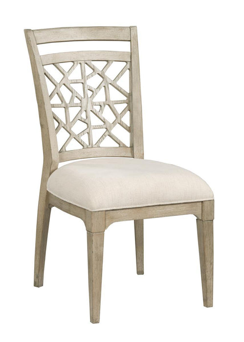 American Drew Vista Essex Side Chair in White Oak (Set of 2)