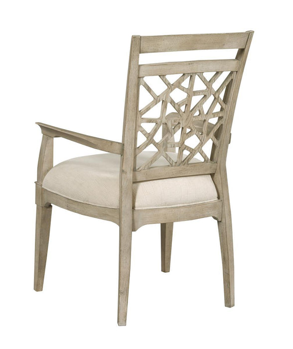 American Drew Vista Essex Arm Chair in White Oak (Set of 2)