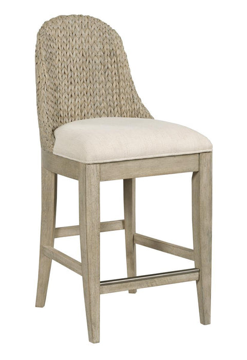 American Drew Vista Boca Woven Stool in White Oak (Set of 2)