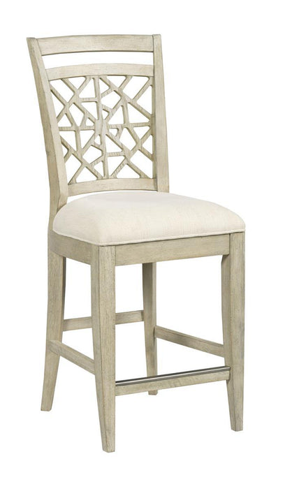 American Drew Vista Essex Counter Stool in White Oak (Set of 2)