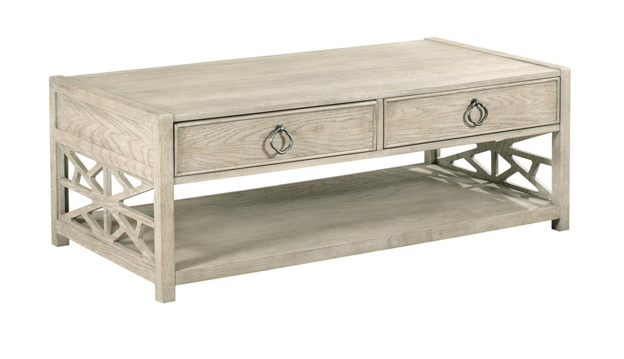 American Drew Vista Biscane Cocktail Table White Oak