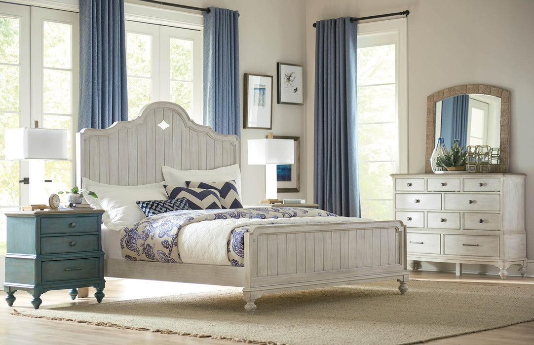 American Drew Litchfield King Laurel Panel Bed