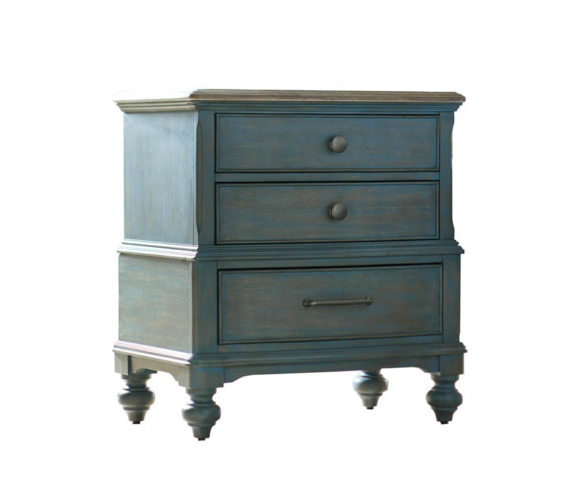 American Drew Litchfield Moray Nightstand and Blue