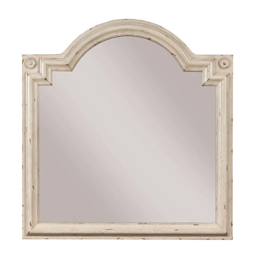 American Drew Southbury Bureau Mirror in Fossil and Parchment image