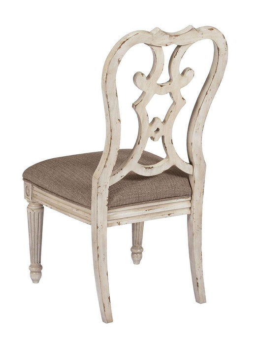 American Drew Southbury Cortona Side Dining Chair in Fossil and Parchment (Set of 2)
