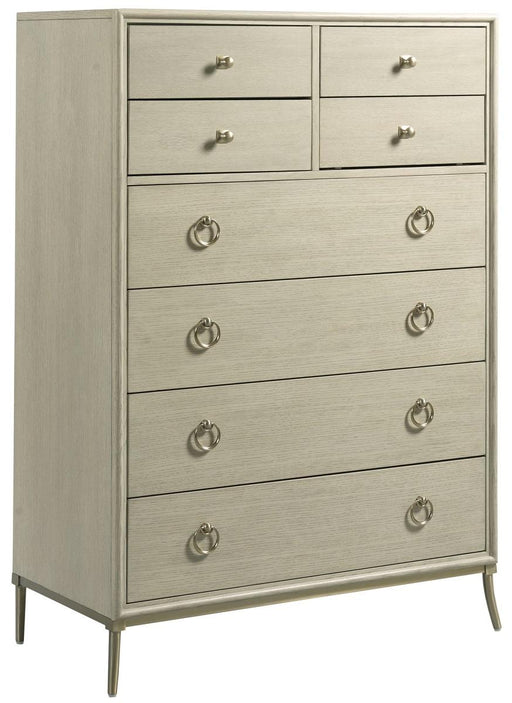 American Drew Lenox Carson 8 Drawer Chest in Rich Clear Lacquer image
