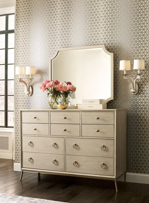 American Drew Lenox Sarbonne Mirror in Rich Clear Lacquer