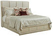 American Drew Lenox Shiena Queen Upholstered Bed in Rich Clear LacquerR image