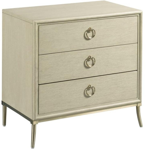 American Drew Lenox Seneca 3 Drawer Bedside Nightstand in Rich Clear Lacquer image
