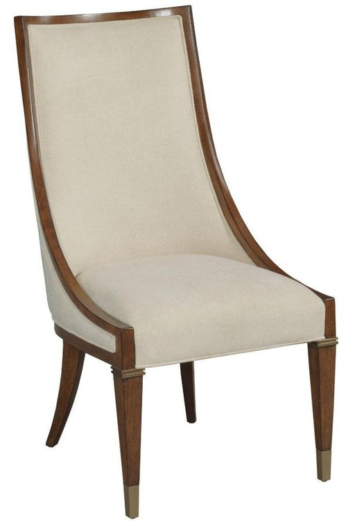 American Drew Vantage Cumberland Upholstered Chair in Medium Stain (Sold by 2) image