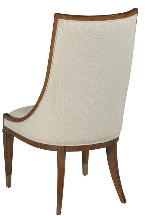 American Drew Vantage Cumberland Upholstered Chair in Medium Stain (Sold by 2)