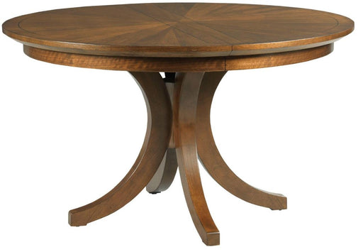 American Drew Vantage Warner Round Dining Table in Medium StainR image