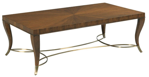 American Drew Vantage Coffee Table in Medium Stain image
