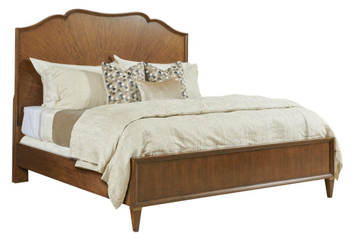 American Drew Vantage Carlisle Queen Panel Bed in Medium StainR image