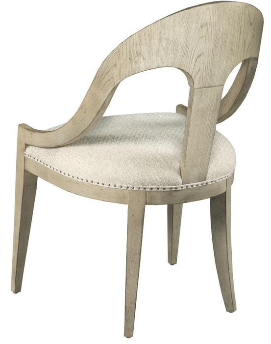 American Drew West Fork Newport Host Chair in Aged Taupe (Set of 2)