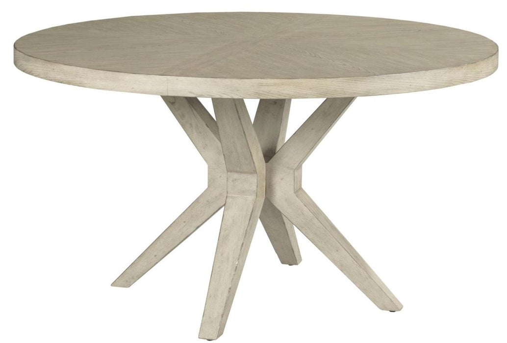 American Drew West Fork Hardy Dining Table in Aged TaupeR