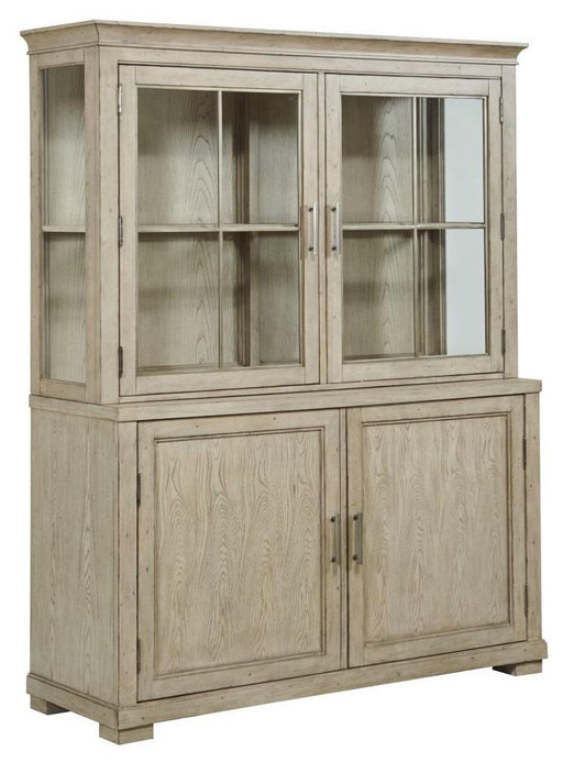 American Drew West Fork Nolan Display Cabinet in Aged Taupe image