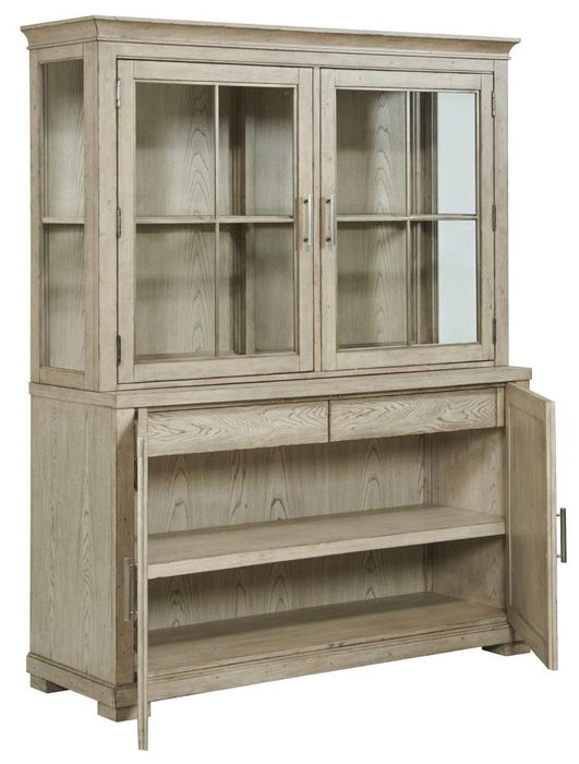 American Drew West Fork Nolan Display Cabinet in Aged Taupe
